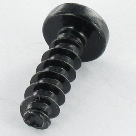 1 x Schraube PVC Zylindrischer Halbrundkopf Pozi 2 5X16 Stahl schwarz verzinkt