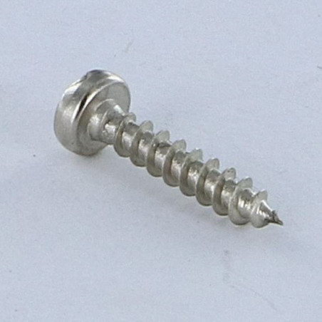 1 x Spanplattenschrauben Rundkopf POZI und gespalten 3x15 Nickelstahl Mikroschrauben