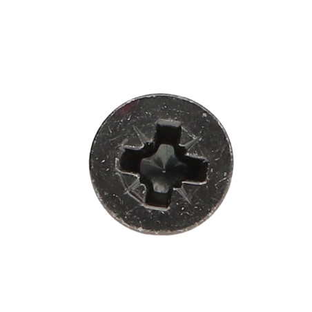 1 x Metallschrauben Senkkopfschraube Pozi PZ4 M6X18 Stahl schwarz verzinkt Schraubensicherung 360°