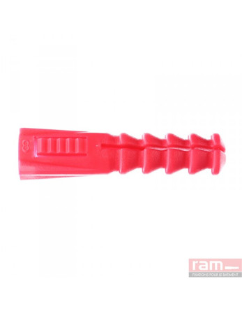 1 x Dübel Polyethylen RAM R 8x39 Ohne Flansch