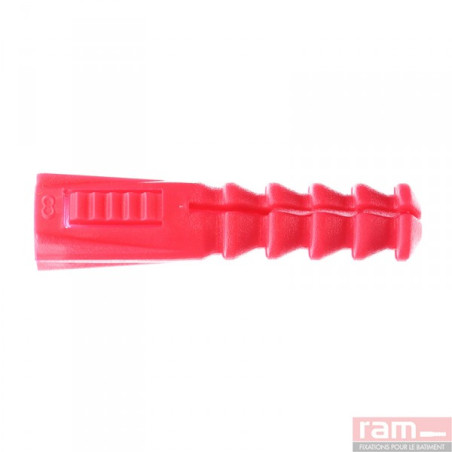 1 x Dübel Polyethylen RAM R 8x39 Ohne Flansch