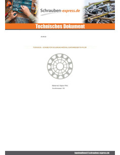 SCHEIBE Für Dübel Isolierung Durchmesser 90 Nylon 2