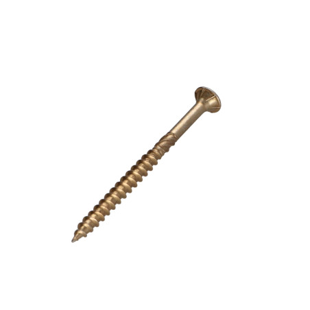 1 x Spanplattenschraube Senkkopfschraube Gezahnt 6X220 Mit Gewinde 84 T30 Dichromat