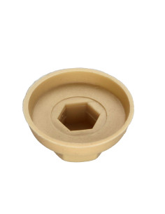 Kappe Sechskantkopf Polyethylen RAL1001 beige für... 2