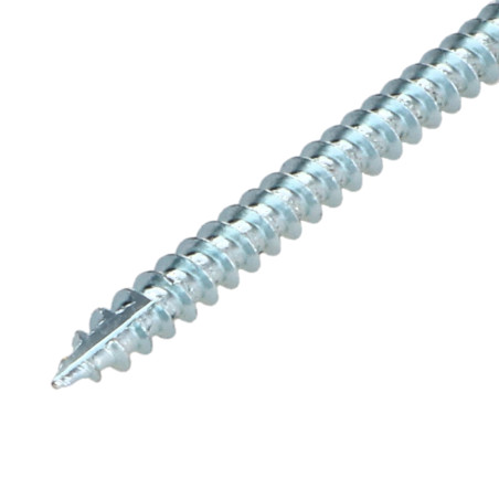 1 x Spanplattenschraube TEKOR Senkkopfschraube Gezahnt 6X200 Mit Gewinde 70 T30 Verzinkt cut Bohrspitze mit Typ 17