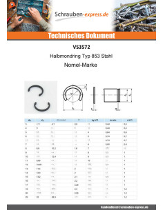 Ringe CROISSANT 10 Type 853 Rohstahl 2