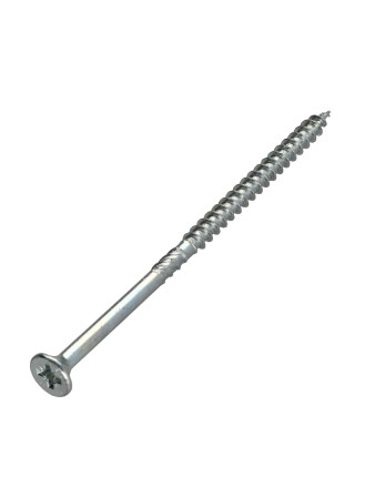 1 x Spanplattenschraube Senkkopf Pozi 6X130...