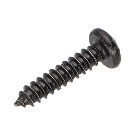 1 x Blechschraube breitem gewölbtem kopf Phillips 2 2,9 x 16 Stahl schwarz verzinkt