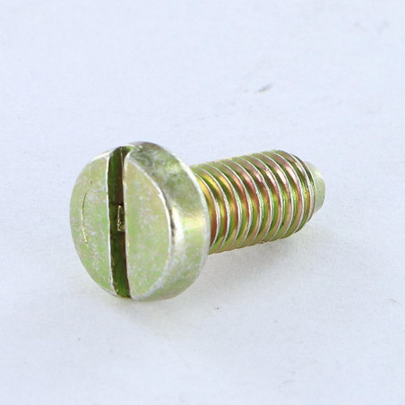 1 x Metallschrauben Breiter zylindrischer Halbrundkopf Gespalten M5x12 BP Dichromat