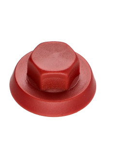 Kappe Sechskantkopf Polyethylen RAL3009 oxidrot für...