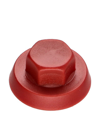 1 x Kappe Sechskantkopf Polyethylen RAL3009...