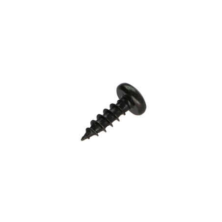 1 x Spanplattenschrauben Rundkopf Pozi N°1 3x10 Stahl schwarz verzinkt Mikroschrauben