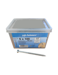 Eimer Von 85 Spanplattenschraube 6X100 Senkkopf Pozi 2...