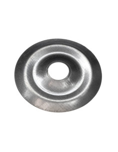 Flache Rosette 25 Verzinkt