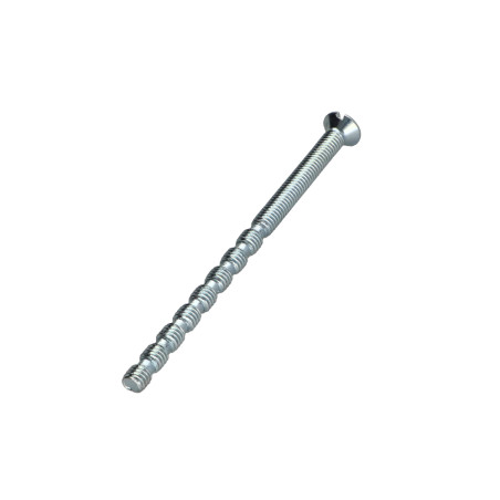 1 x Metallschrauben Flacher Senkkopf Gespalten M4X70 Mit Gewinde 40 Secable Verzinkt