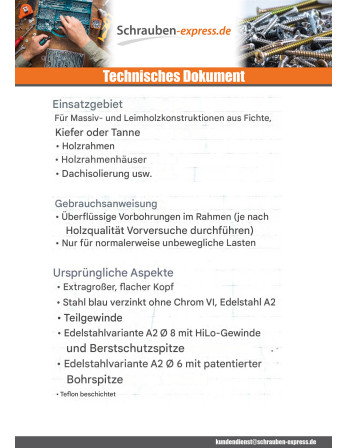 1 x Spanplattenschrauben Tellerkopfschrauben...
