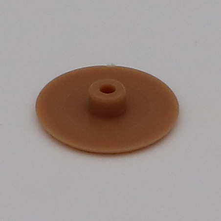 1 x Schraubenkopfabdeckung T30 Kopf-Durchmesser 17 Polyethylen Braun CLAI