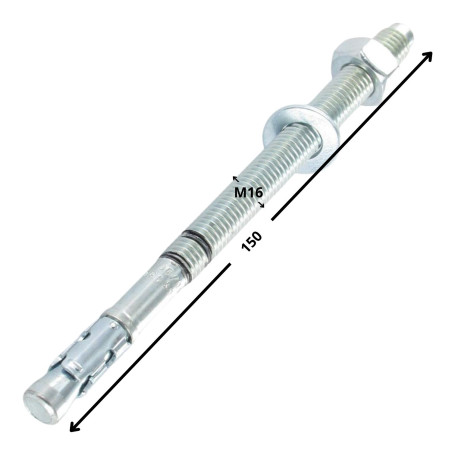 1 x Dübel BOZELENANKER R-XPT M16X150 Verzinkt RAWLPLUG