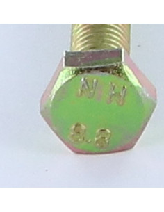 Metallschrauben Sechskantkopf M10x100 Klasse 8.8 Dichromat 2