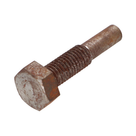 1 x Metallschrauben Sechskantkopf M10x45 Klasse 6.8 Rohstahl Flach 8/20