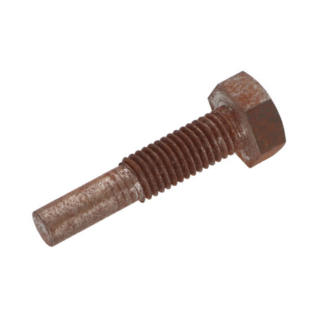 1 x Metallschrauben Sechskantkopf M10x45 Klasse 6.8 Rohstahl Flach 8/20