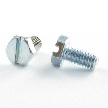 1 x Metallschrauben Sechskantkopf M3X4 Gespalten Rohstahl Mikroschrauben