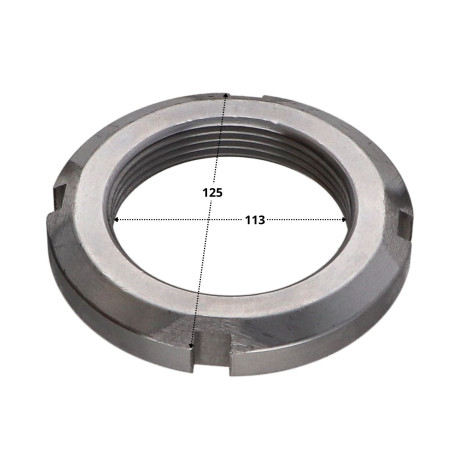 1 x Schlitzmutter KM Verzinkt M95 gewinde 200