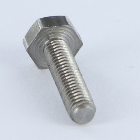 1 x Metallschrauben Sechskantkopf M2,5 x 35 Rohstahl Mikroschrauben