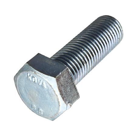 1 x Metallschrauben Sechskantkopf M30x100 Klasse 8.8 Verzinkt