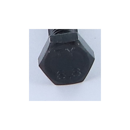1 x Metallschrauben Sechskantkopf M8X80 Klasse 8.8 Rohstahl