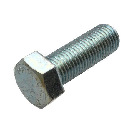 1 x Metallschrauben Sechskantkopf M22X50 Klasse 8.8 Verzinkt