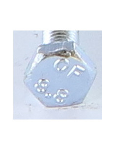 Metallschrauben Sechskantkopf M10x100 Klasse 8.8 Verzinkt 2