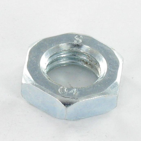 1 x Sechskant-Flachmutter/Kontermutter M4 Verzinkt