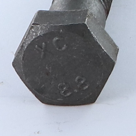 1 x Schrauben mit teilgewinde Sechskantkopf M16X90 Klasse 8.8 Rohstahl