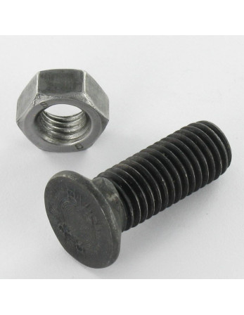 1 x Pflugschraube Senkkopfschraube M12x50 2...