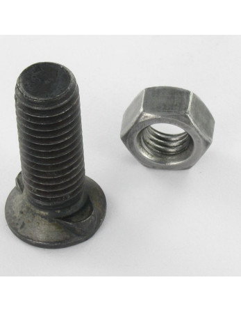 1 x Pflugschraube Senkkopfschraube M12x50 2...
