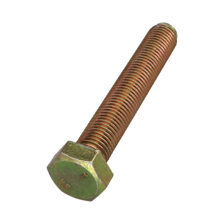 1 x Metallschrauben Sechskantkopf M16x100 Klasse 8.8 Dichromat 200 Stunden Salzprühnebel ohne Rotrost