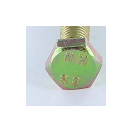1 x Metallschrauben Sechskantkopf M10x90 Klasse 8.8 Dichromat