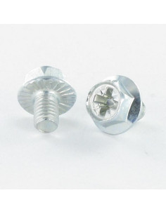 Metallschrauben Sechskantkopf PZ2/F Kreuzschlitz mit...