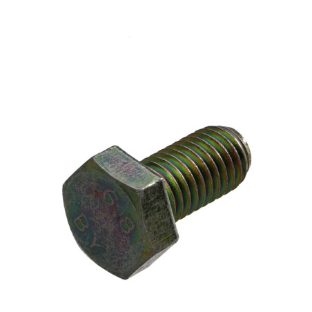 1 x Metallschrauben Sechskantkopf M4x6 Klasse 6.8 Dichromat