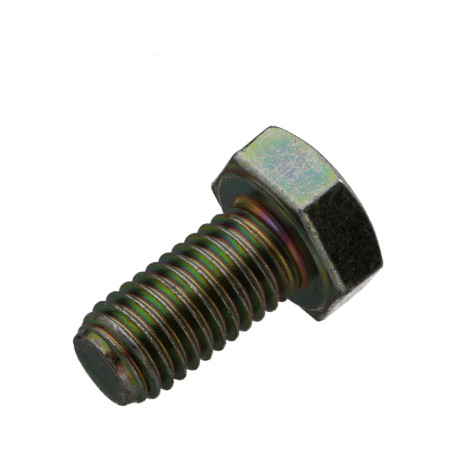 1 x Metallschrauben Sechskantkopf M4x6 Klasse 6.8 Dichromat
