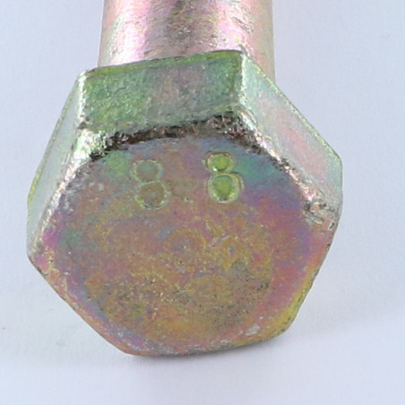 1 x Schrauben mit teilgewinde Sechskantkopf M18x150 Mit Gewinde 30 Klasse 8.8 Dichromat