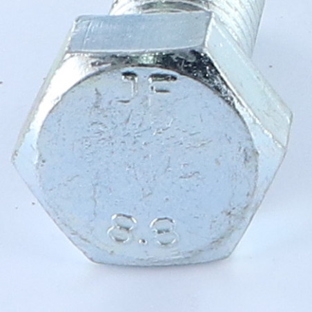 1 x Metallschrauben Sechskantkopf M14x40 Klasse 6.8 Verzinkt