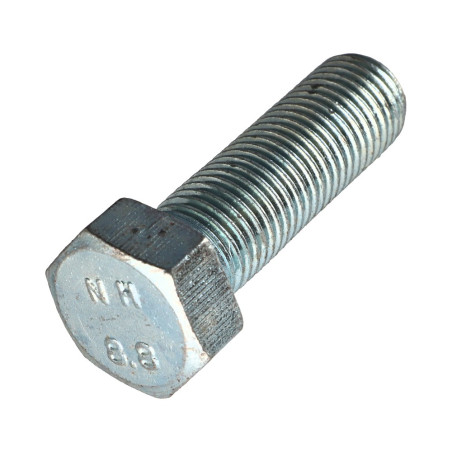 1 x Metallschrauben Sechskantkopf M22X80 Klasse 8.8 Verzinkt