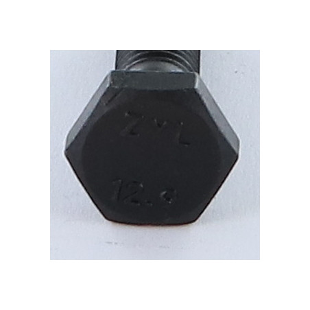 1 x Schrauben mit teilgewinde Sechskantkopf M10x45 Klasse 12.9 Rohstahl
