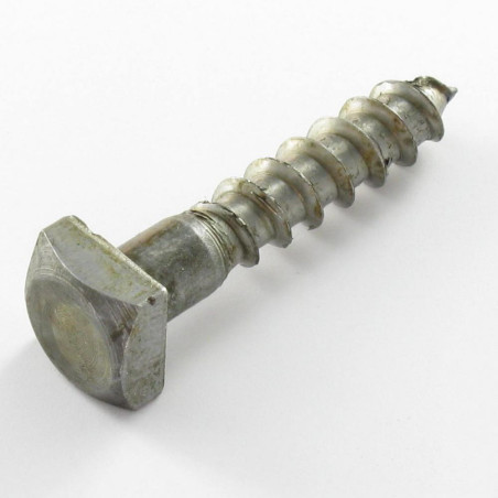 1 x Schlüsselschrauben 7x35 Kopf Viereckig 11x11x5 Rohstahl