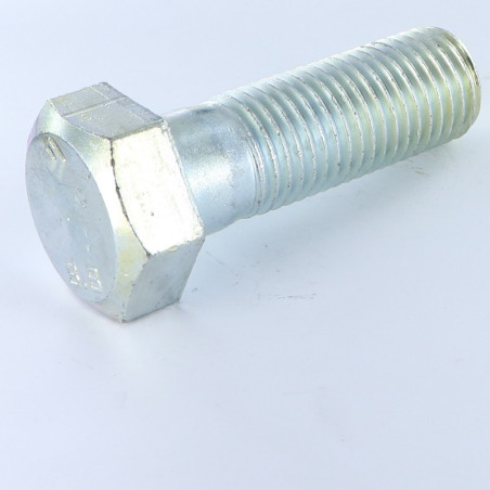 1 x Schrauben mit teilgewinde Sechskantkopf M22X100 Klasse 8.8 Verzinkt