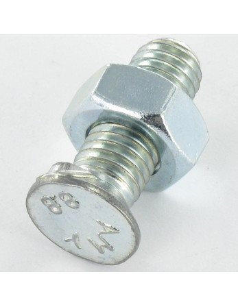 1 x Pflugschraube Senkkopfschraube M10x40 2...