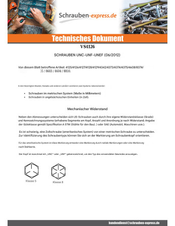 1 x Schrauben mit teilgewinde Sechskantkopf...