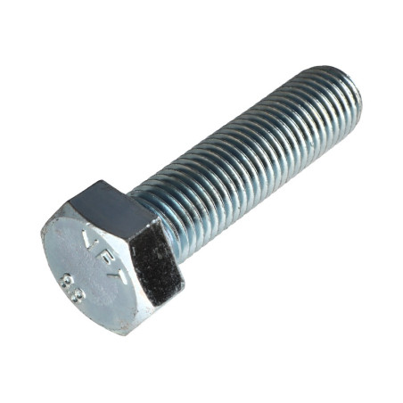 1 x Metallschrauben Sechskantkopf M24x100 Klasse 8.8 Verzinkt